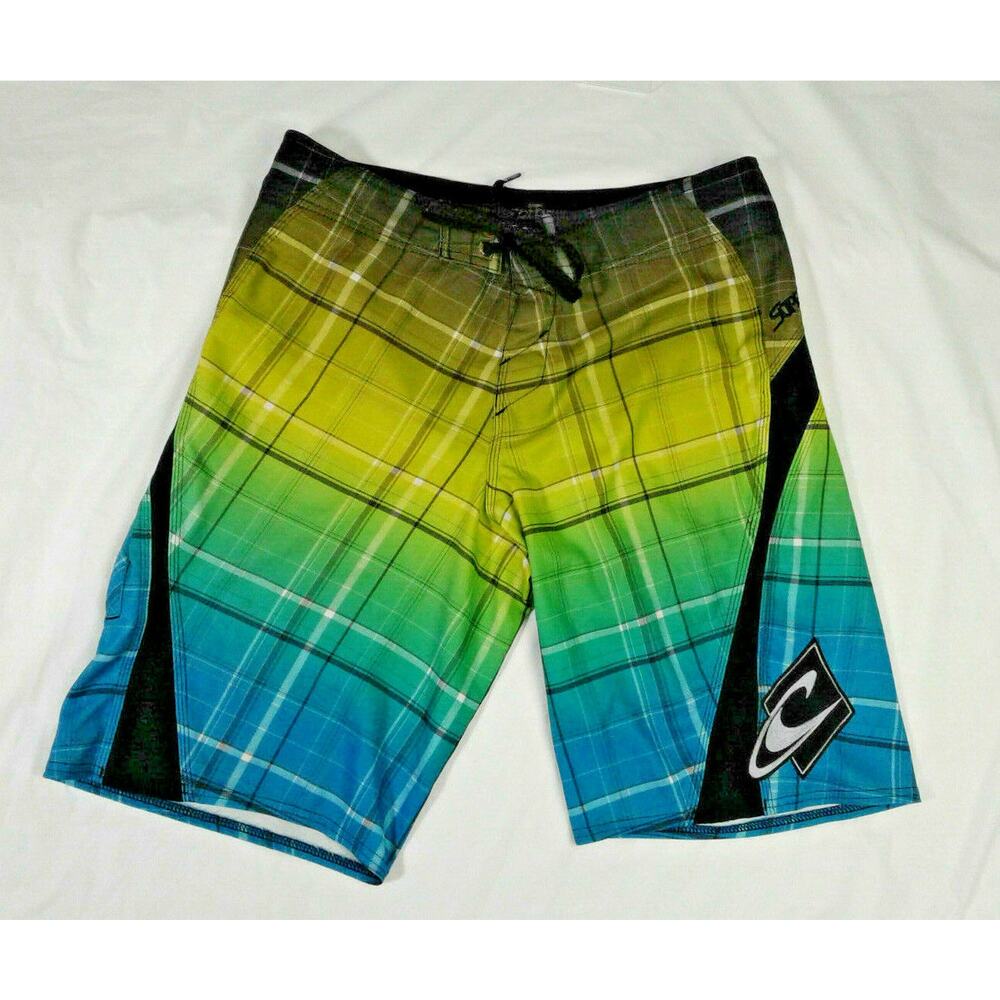 O'Neill Lopez Freak Superfreak Swimming Shorts Board Surf Swim Trunks Size 31